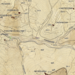 la mappa storica del torrente Rufina